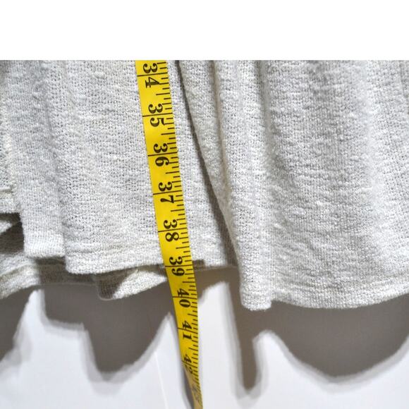 Daytrip Cream Layered Open Front Duster Cardigan Size XS - Picture 7 of 8